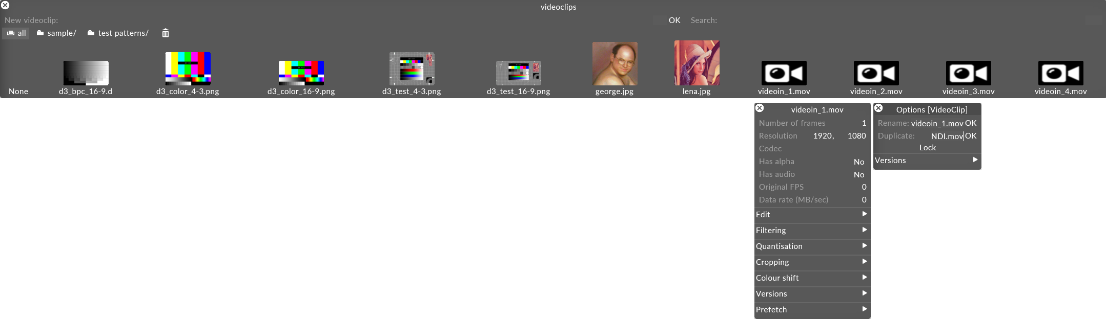 Video Input Interface Setup video input | Disguise