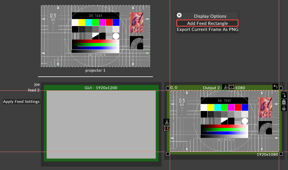 Outputting to projectors | Disguise
